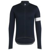 Rapha Men's Classic Long Sleeve Jersey Dark Navy/White/Light Blue / X-Small Apparel - Clothing - Men's Jerseys - Road