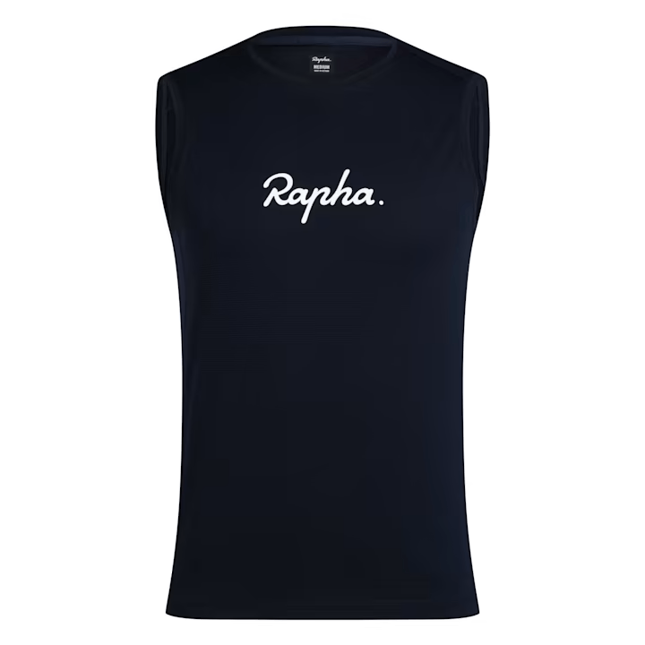 Rapha Men's Indoor Training T-Shirt Dark Navy/White / XS Apparel - Clothing - Men's Jerseys - Technical T-Shirts