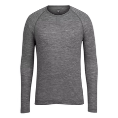 Rapha Men's Merino Base Layer - Long Sleeve Grey / XXS Apparel - Clothing - Men's Base Layers