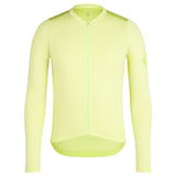 Rapha Men's Pro Team Long Sleeve Lightweight Jersey Lime Green/Bright Lime / M Apparel - Clothing - Men's Jerseys - Road