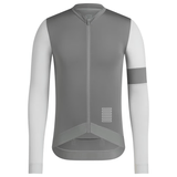 Rapha Men's Pro Team Long Sleeve Training Jersey Sage Grey/Light Metal Grey / XS Apparel - Clothing - Men's Jerseys - Road