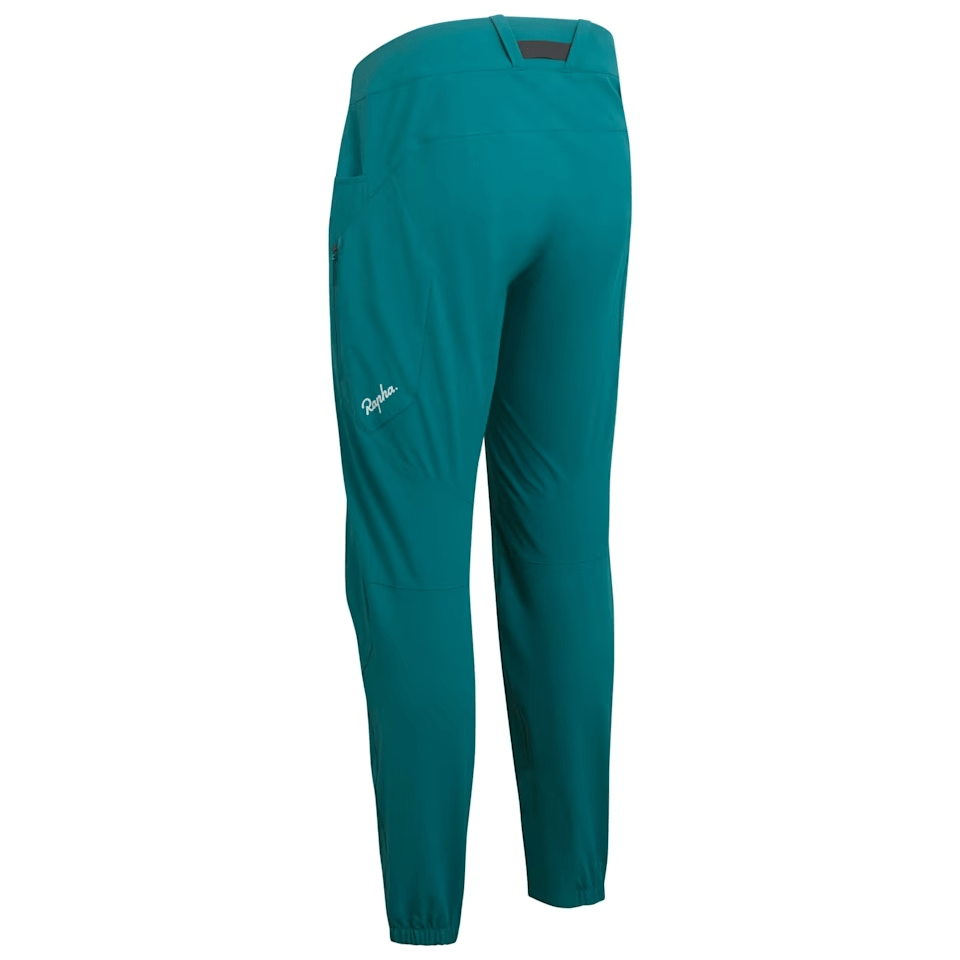 Rapha Men's Trail Pants Blue Green/Egg Shell XL Apparel - Clothing - Men's Tights & Pants - Mountain