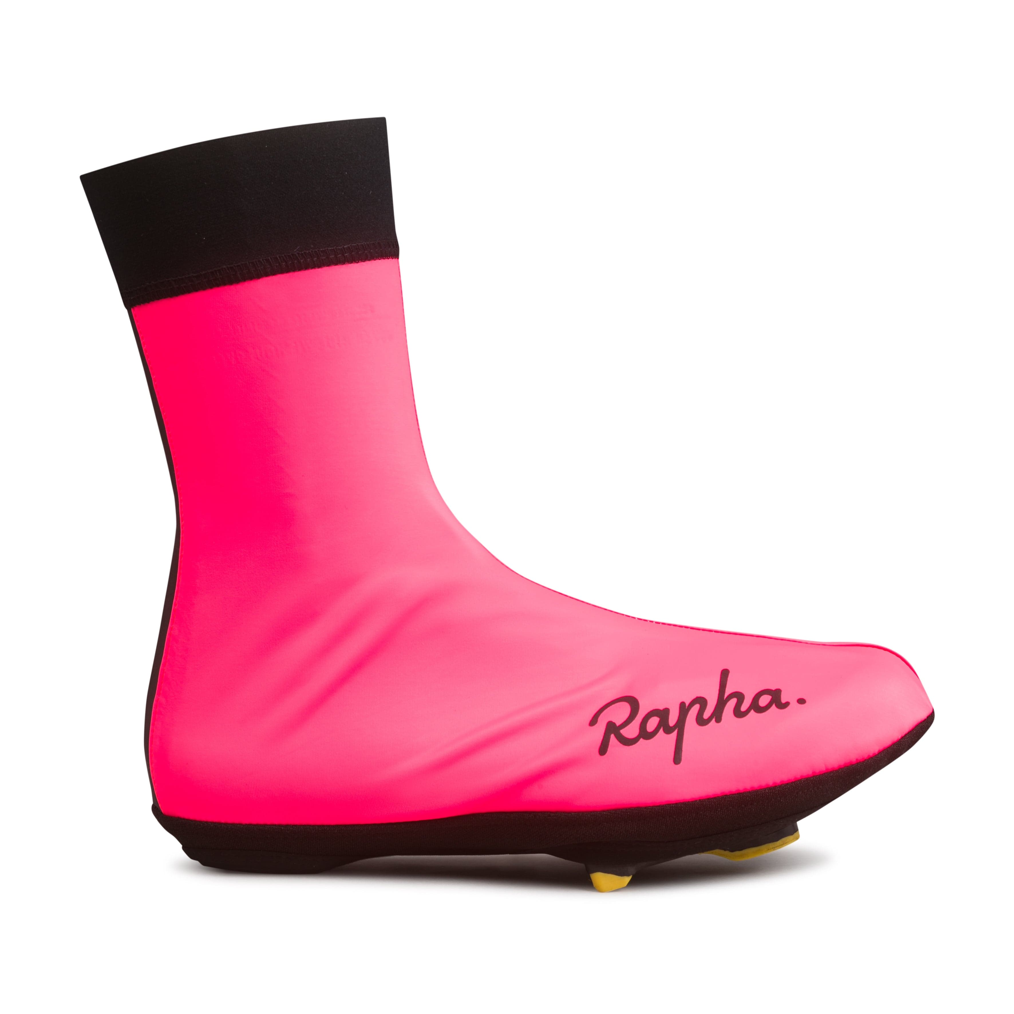 Rapha Wet Weather Overshoes High-Vis Pink / XS Apparel - Apparel Accessories - Shoe Covers