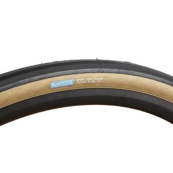 Rene Herse Bon Jon Pass TC Tire 700c x 35mm / Tan / Standard Parts - Tires - Gravel