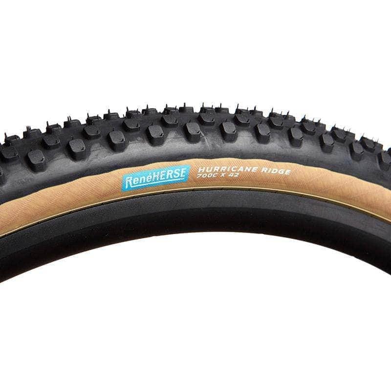 Rene Herse Hurricane Ridge TC Tire 700c x 42mm / Tan / Standard Parts - Tires - Gravel