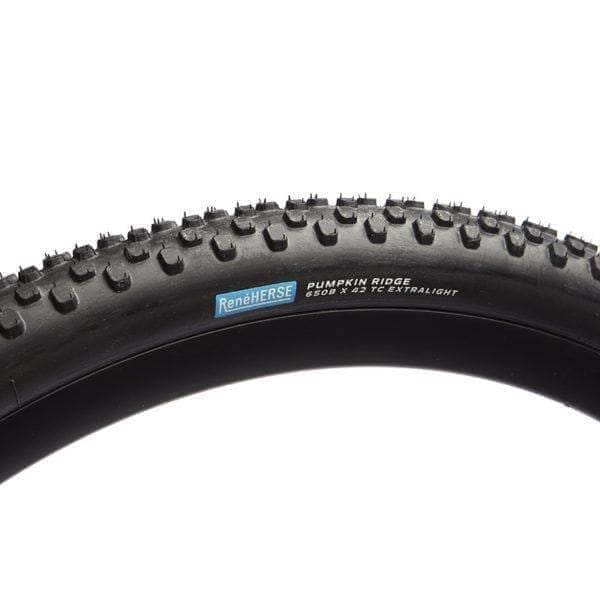 Rene Herse Pumpkin Ridge TC Tire 650b x 42mm / Black / Extralight Parts - Tires - Gravel