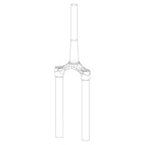 RockShox CSU Reba 29 150 DFBLK RockShox, CSU for Reba 29 150 DFBLK, 11.4018.008.539 Fork Repair Parts