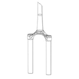 RockShox CSU Reba 29B 120 DFBLK RockShox, CSU for Reba 29B 120 DFBLK, 11.4018.008.548 Fork Repair Parts