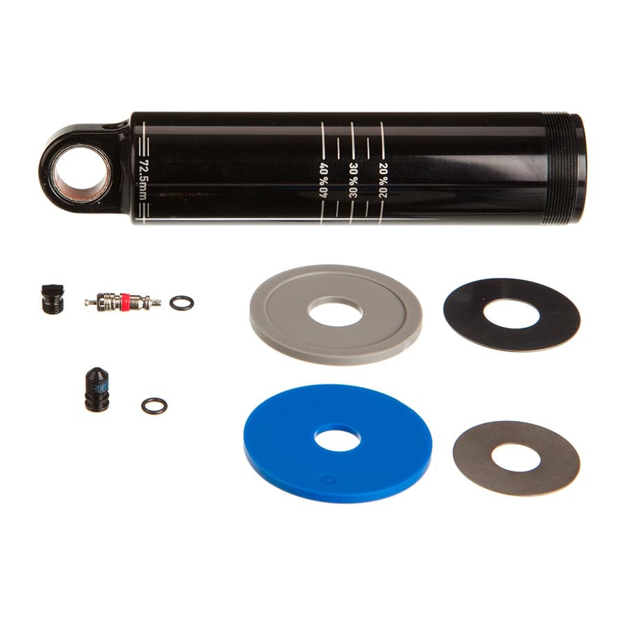 RockShox Deluxe/Super Deluxe Damper Body/IFP Deluxe/Super Deluxe Damper Body/IFP, Standard Eyelet 72.5mm Shock Repair Parts