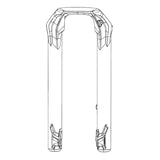 RockShox Lower Leg - BoXXer 200 DFB C1 9'', 11.4018.095.003 Fork Repair Parts