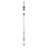 RockShox Spring - Bluto SA 100 00mm, 11.4018.010.141 Fork Repair Parts