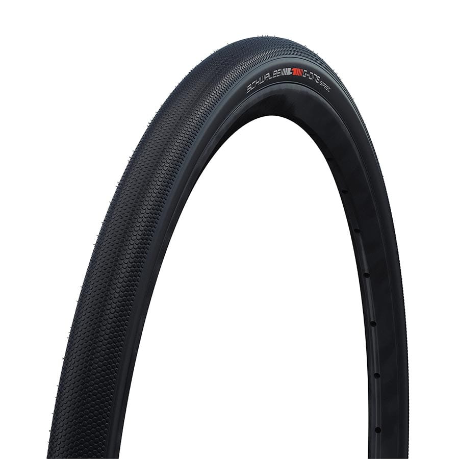 Schwalbe G-One Speed Tire Gravel Tire, 28''x2.00, Folding, Tubeless Ready, Addix Speedgrip, Super Ground, TL Easy, 67, Black / 700 Gravel Tires