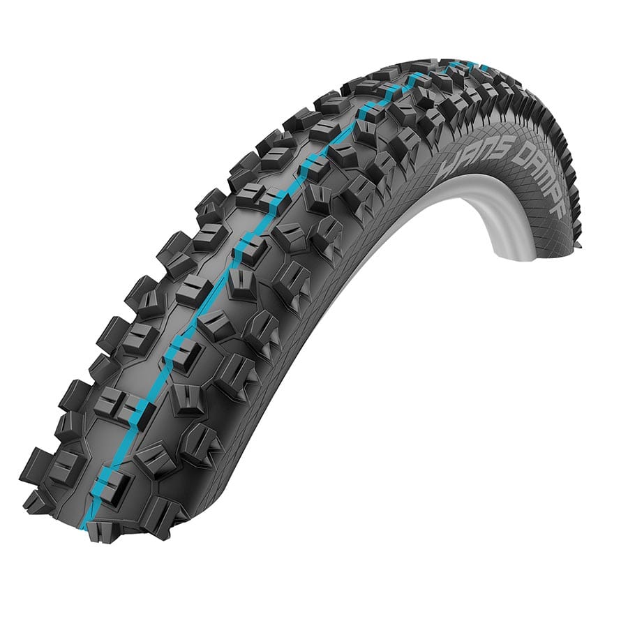 Schwalbe Hans Dampf Addix II Addix, Mountain Tire, 29x2.60, Folding, Tubeless Ready, Addix Speedgrip, SnakeSkin, Apex, 67TPI, Black / 29 Mountain Tires