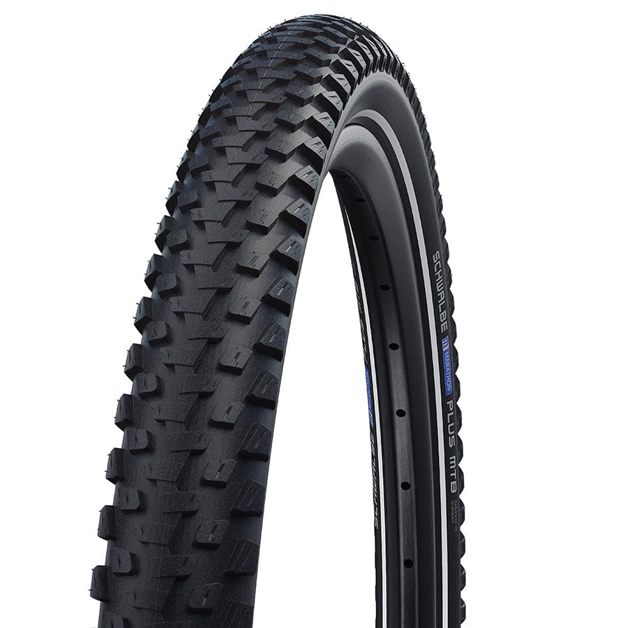 Schwalbe Marathon Plus MTB 7.5''x2.25, Wire, Clincher, Addix, SmartGuard, 67TPI, Black / 275 Mountain Tires