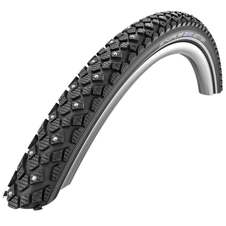 Schwalbe Winter Schwalbe, Winter, Tire, 700x40C, Wire, Clincher, Winter, KevlarGuard, 50TPI, Black Winter Tires