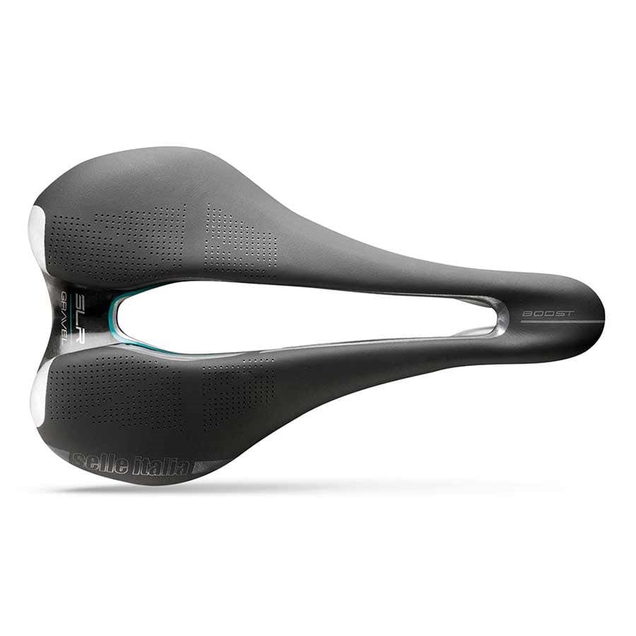 Selle Italia SLR Boost Gravel Superflow Selle Italia, SLR Boost Gravel Superflow L, Saddle, 248 x 145mm, 209g, Black/Hi-Viz Gravel & CX Saddles