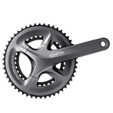 Shimano Claris FC-R2000/R2030 00, Crankset, Road, 8 sp., 24mm, 34/50T, BCD:110, Hollowtech II, 175mm, Grey Road / Track Cranksets