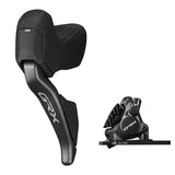 Shimano GRX Di2 ST-RX825 / BR-RX820 Front, Flat mount, 140 or 160mm (not included), 146g, Black, IRX8251DLF6SC100A Road Hydraulic Disc Brakes