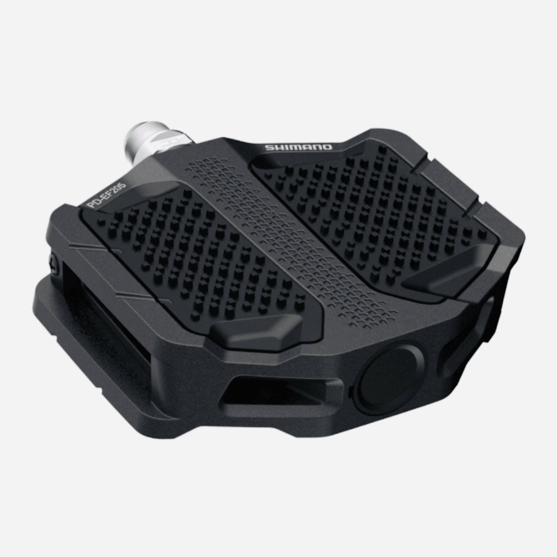 Shimano PD-EF205 Flat Pedal with Friction Plate Black Parts - Pedals - Mountain - Flats