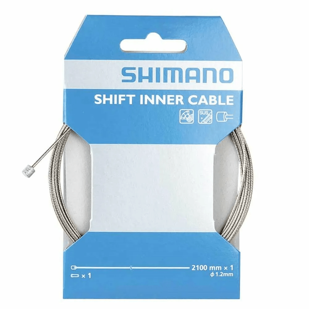 Shimano Stainless Shift Cable 2100mm Parts - Cables & Housing - Shift