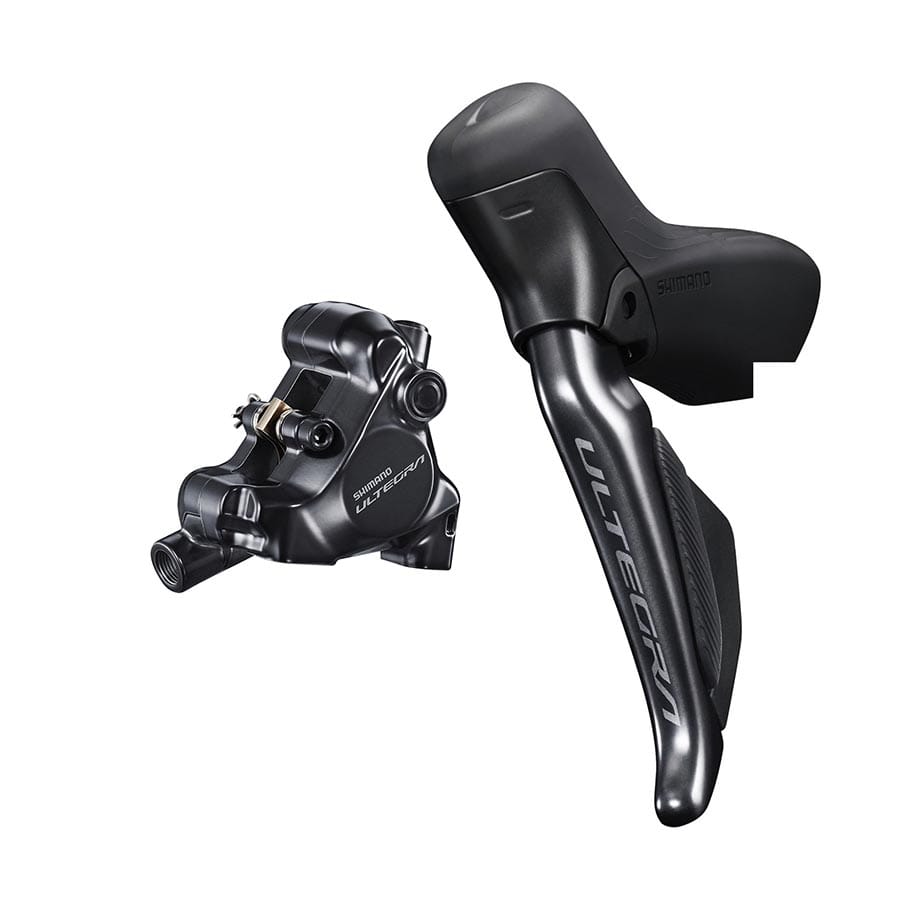 Shimano Ultegra R8170 12sp Di2 Hydraulic Shifter + Caliper Rear, Flat mount, 140 or 160mm (not included), 195g, Black, IR8170DRRDSC170D Parts - Shift Levers - Road - Sets