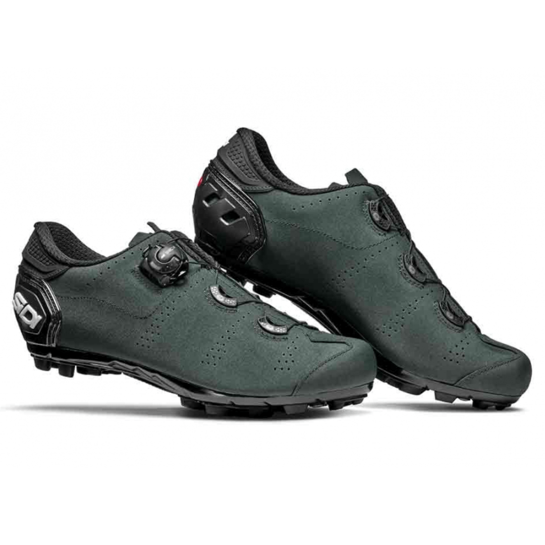 SiDI MTB Speed Shoes Dark Green / 39 Apparel - Apparel Accessories - Shoes - Mountain - Clip-in