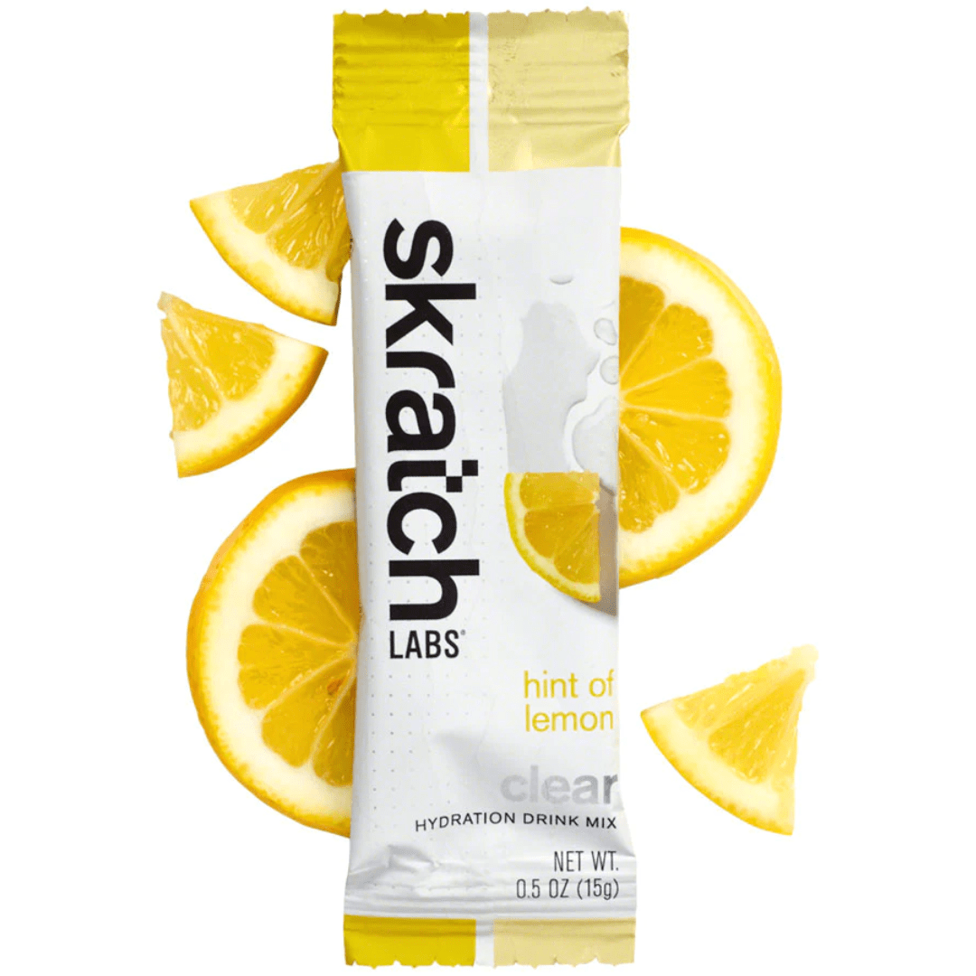 Skratch Labs Clear Drink Mix Box of 8 Hint of Lemon Other - Nutrition - Drink Mixes