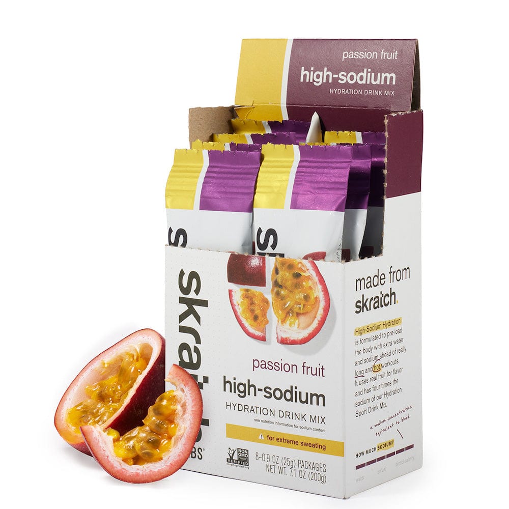 Skratch Labs High-Sodium Hydration Drink Mix Passion Fruit Box of 8 Other - Nutrition - Drink Mixes