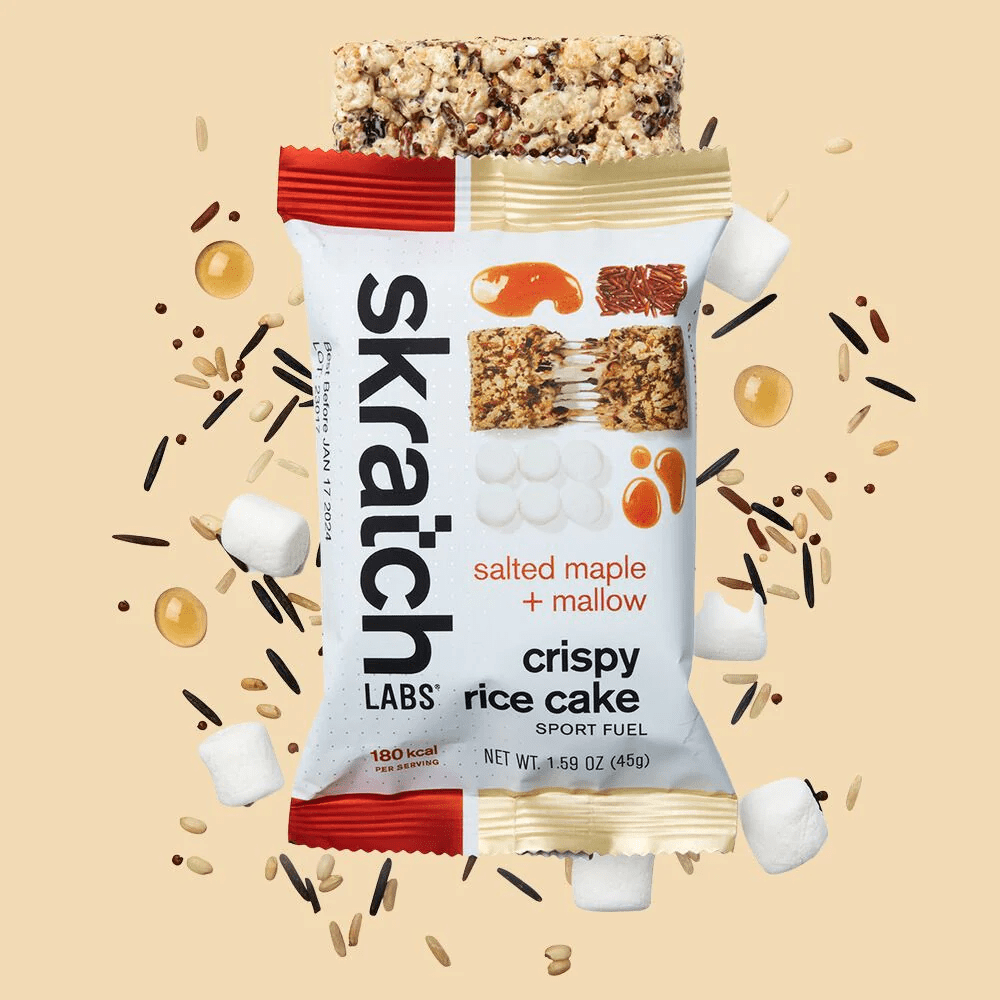 Skratch Labs Sport Crispy Rice Cake Singles Salted Maple Other - Nutrition - Bars