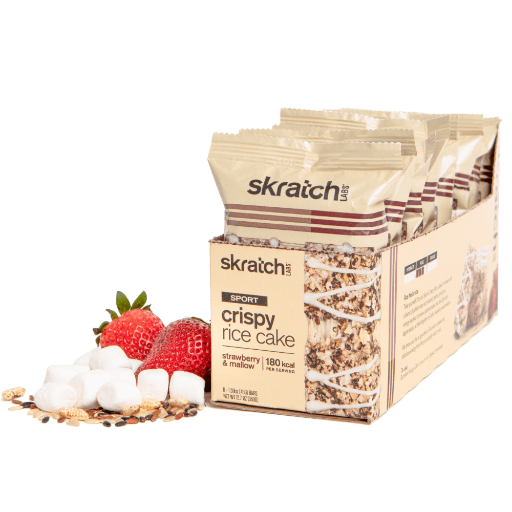 Skratch Labs Sport Crispy Rice Cake Strawberry & Mallow / Box of 8 Other - Nutrition - Bars