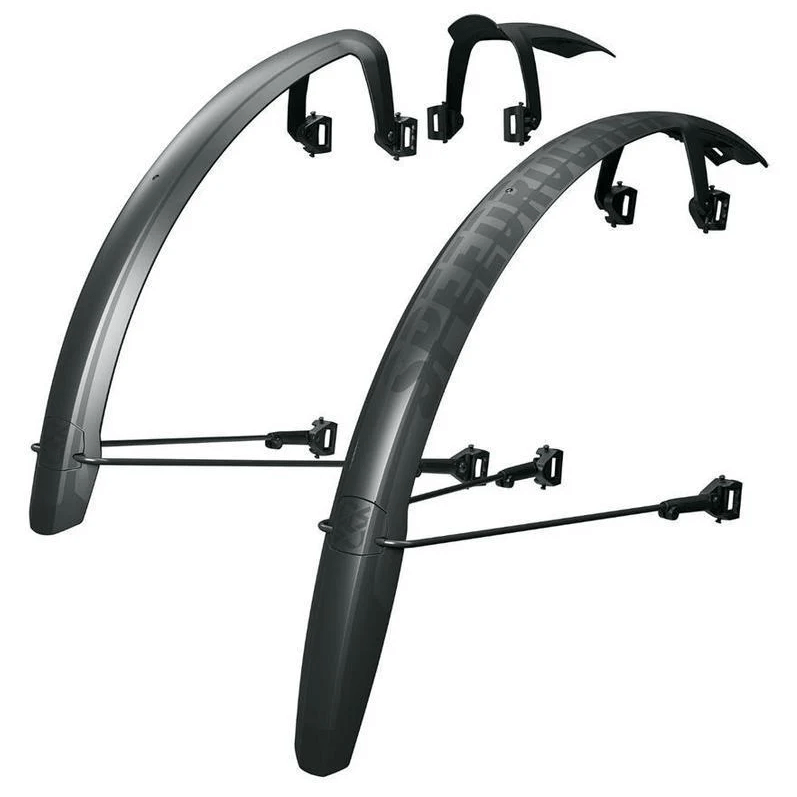 SKS Speedrocker Gravel XL Fender Clip-On Matte Black Accessories - Fenders