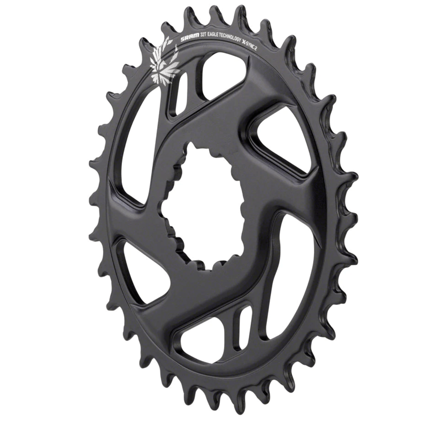 SRAM 12sp X-Sync 2 32T Chainring Direct Mount, 3mm offset, Black Parts - Chainrings