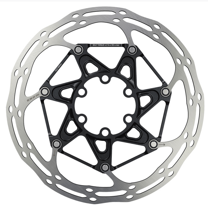 SRAM CenterLineX 2-Piece 140mm 6 Bolt Rotor Parts - Brake Rotors - 6 Bolt