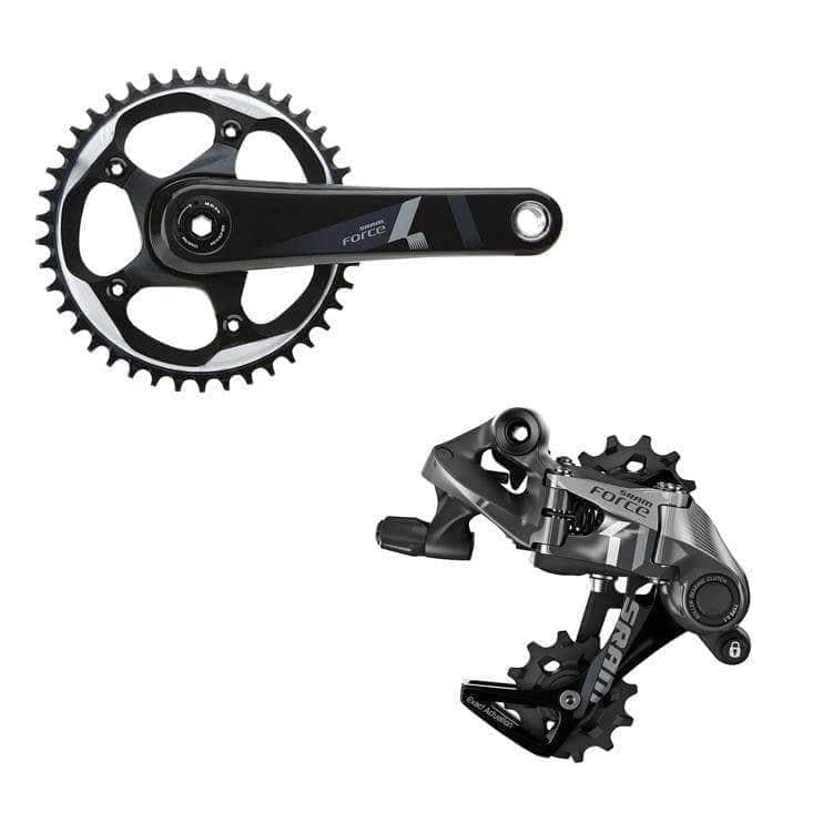 SRAM Force 1 Kit 172.5/GXP, Med Cage, No chain/cass Parts - Groupsets - Road