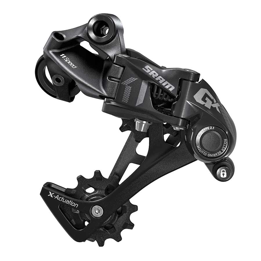 SRAM GX 1x11 Long Cage Rear Derailleur SRAM, GX 1X11, Rear derailleur, 1X11sp., Long cage, Red Parts - Rear Derailleurs - Mountain