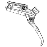 SRAM Level TLM Gen 2 SRAM, Level TLM Gen 2, Hydraulic brake lever, Grey Parts - Brake Sets - Mountain