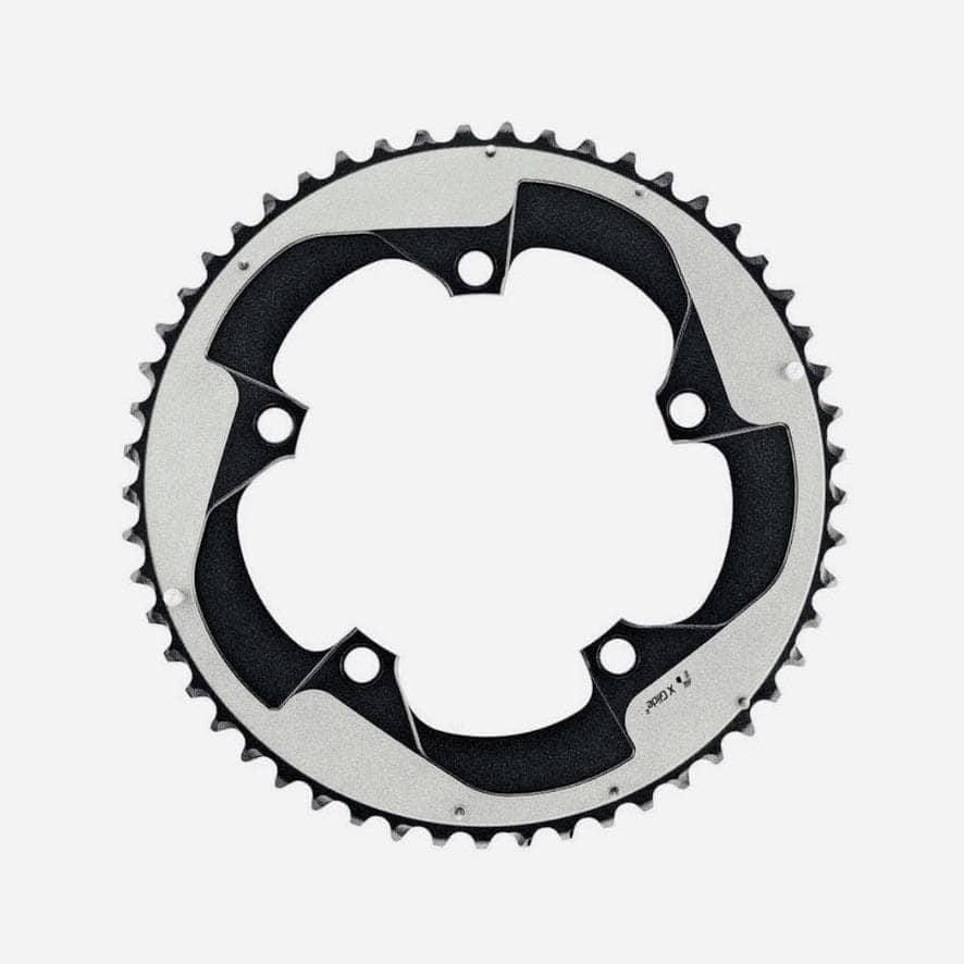 SRAM RED 22 chainring, 50T, 11sp, 110BCD, X-Glide, black/Grey Chainrings
