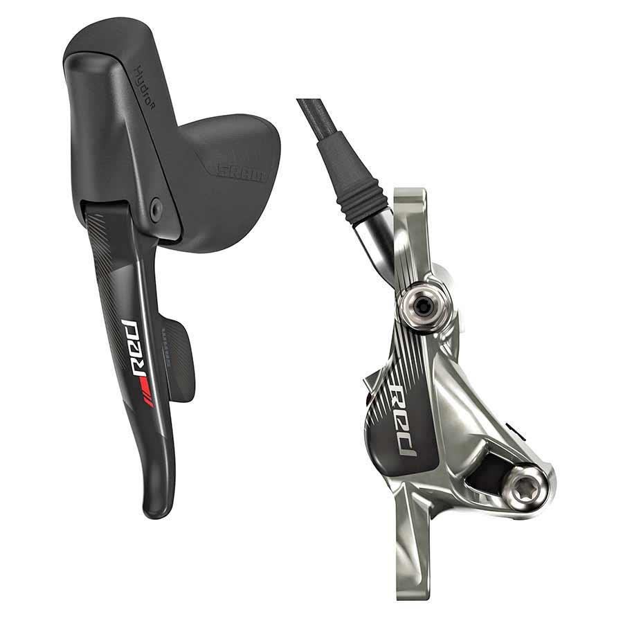 SRAM RED22 HRD 2x mechanical Front Left Lever with Flat Mount Front, 2sp, Post Mount Parts - Shift Levers - Road - Sets