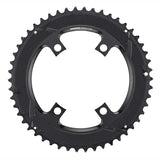 SRAM Road 110mm Asymmetrical 50, Speed: 11, BCD: 110, Bolts: 4, Outer, Aluminum, Black Chainrings