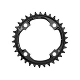 SRAM X-SYNC 2 94mm Light E-MTB 0, Speed: 12, BCD: 94, Bolts: 4, Single, Aluminum, Black Chainrings