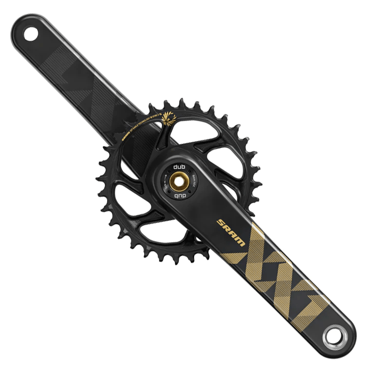 SRAM XX1 Eagle DUB Crankset Gold 34t / MTB / 175mm MTB Cranksets