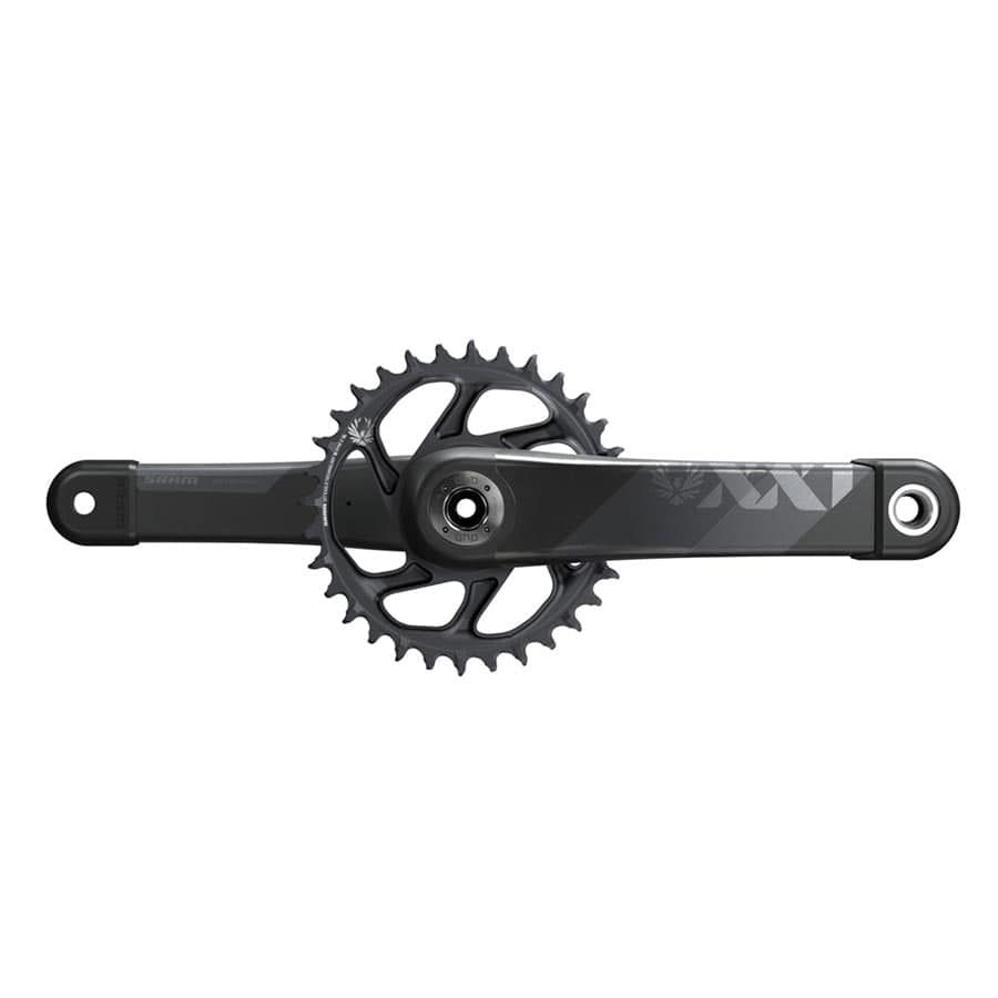 SRAM, XX1 Eagle DUB, Crankset, Speed: 11/12, Spindle: 28.99mm, BCD: Direct Mount, 32, DUB, 170mm, Grey, 55mm 11/12, Spindle: 28.99mm, BCD: Direct Mount, 34, DUB, 175mm, Cannondale AI, Black Parts - Cranksets