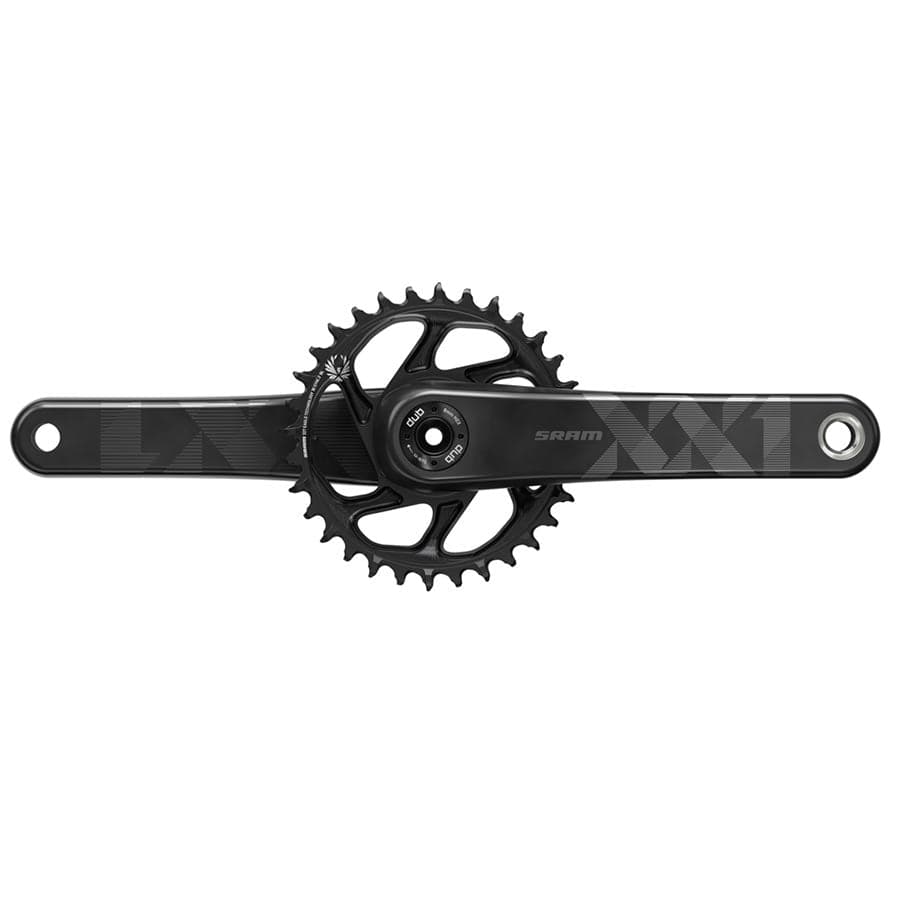 SRAM, XX1 Eagle DUB, Crankset, Speed: 11/12, Spindle: 28.99mm, BCD: Direct Mount, 32, DUB, 170mm, Grey, 55mm 11/12, Spindle: 28.99mm, BCD: Direct Mount SRAM 3 Bolt, 30, DUB, 170mm, Black, Fat Bike 5'' Parts - Cranksets