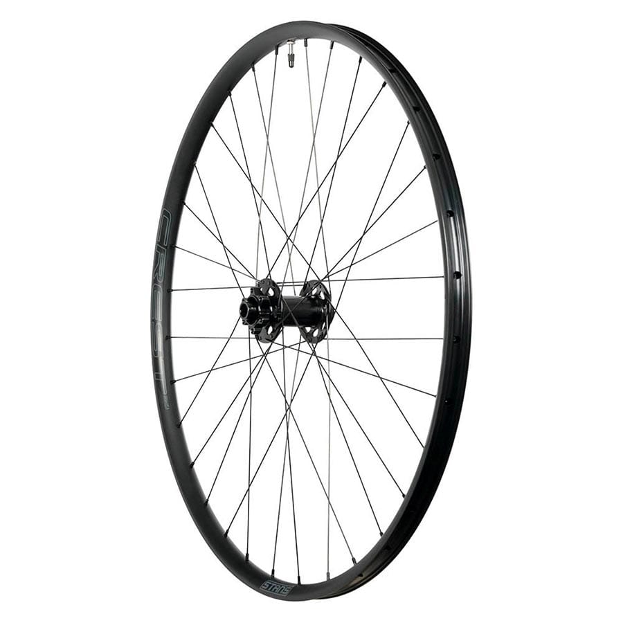 Stans No Tubes Crest MK4 Front, 27.5'' / 584, Holes: 32, 15mm TA, 110mm Boost, Disc IS 6-bolt / 275 Wheels