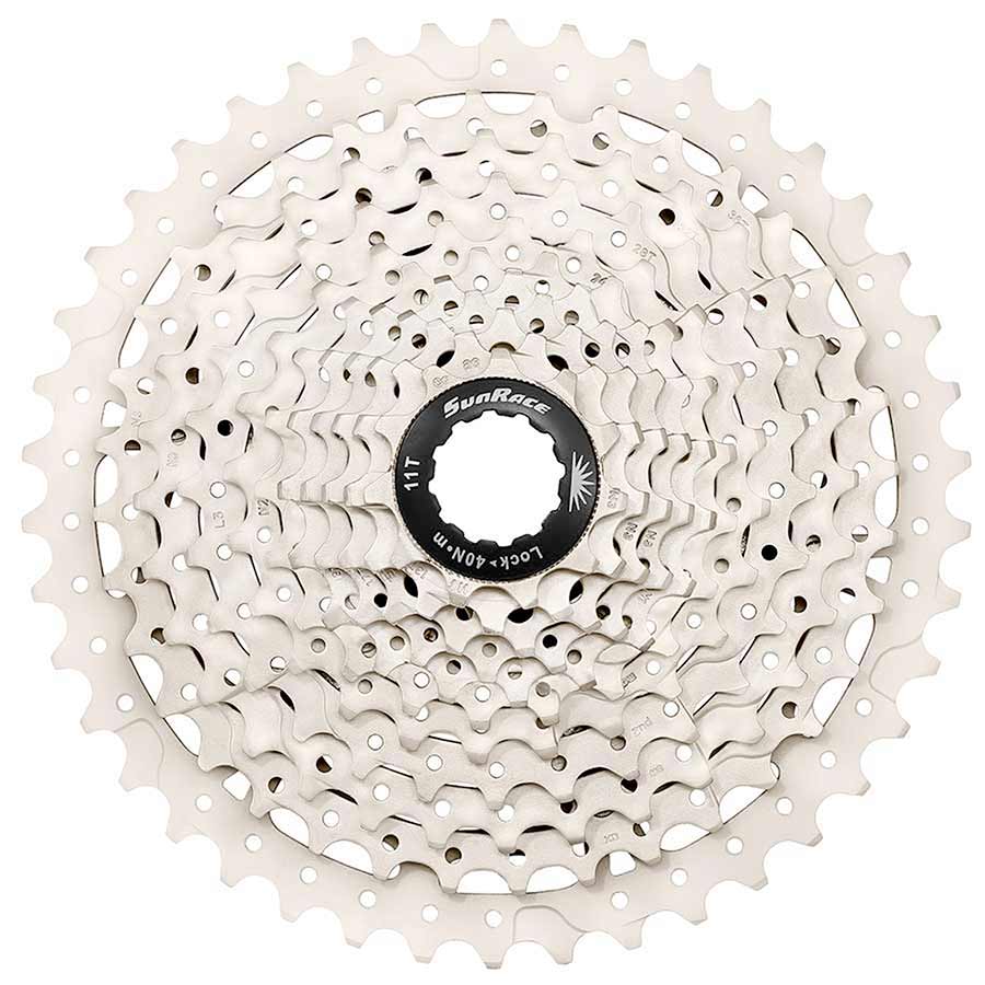 Sunrace CSMS8 Sun Race, CSMS8-11, Cassette, 11 sp., 11-42T, For Shimano/SRAM, Metallic Silver Cassettes