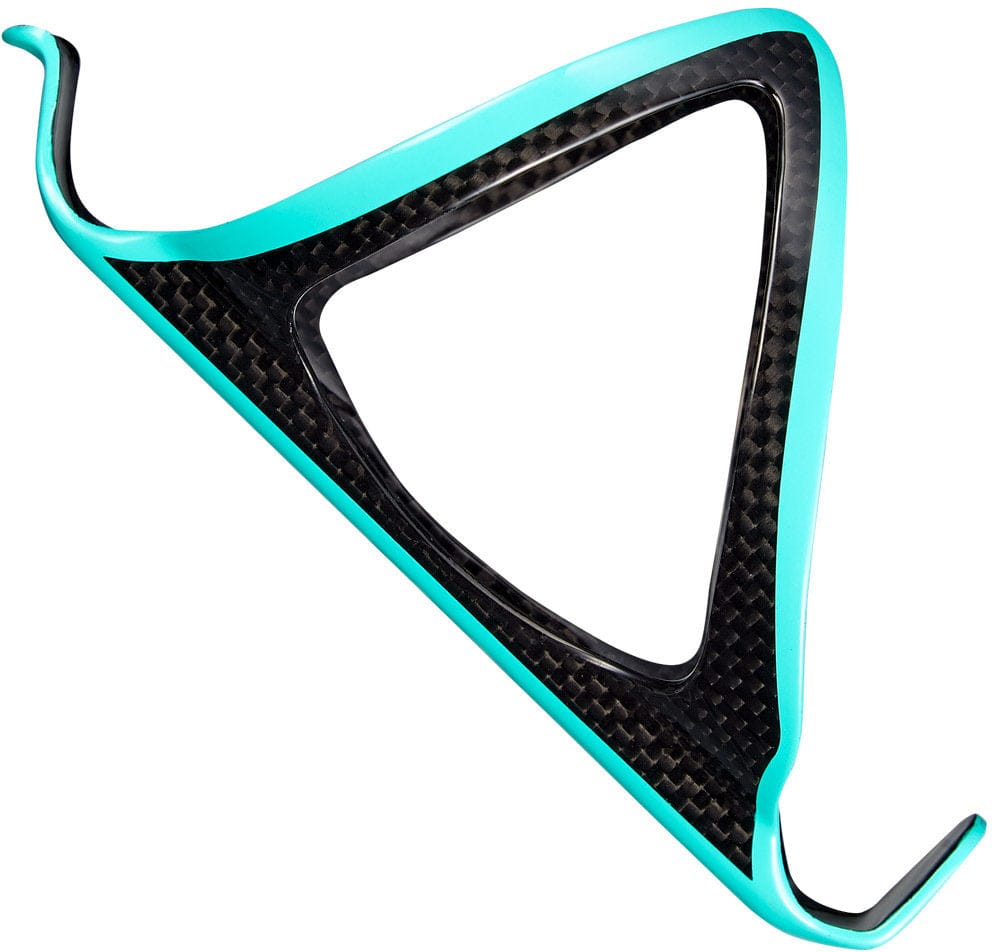 Supacaz Fly Bottle Cage Carbon Celeste Bottle Cages