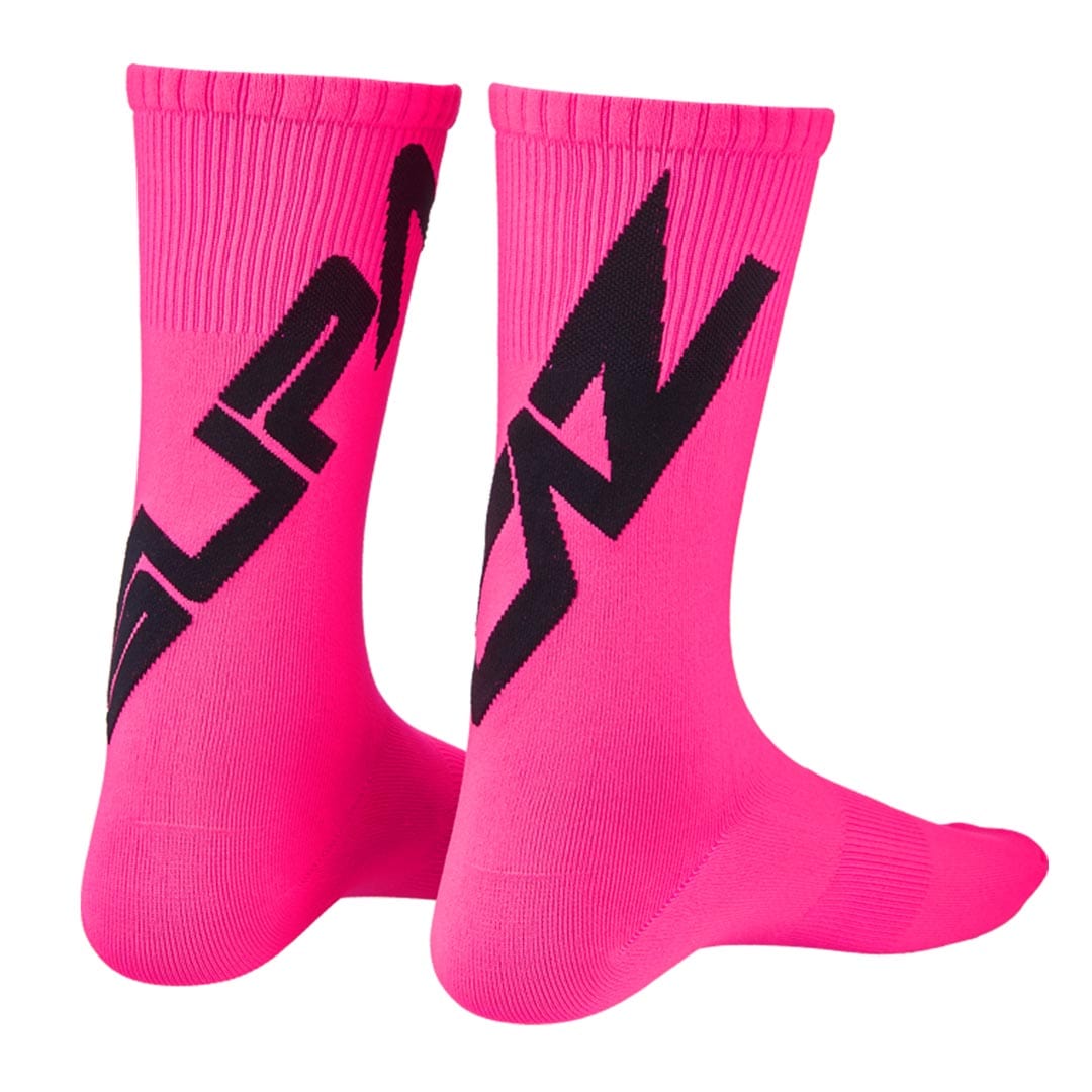 Supacaz SupaSox Twisted Black/Neon Pink / Small Apparel - Clothing - Socks