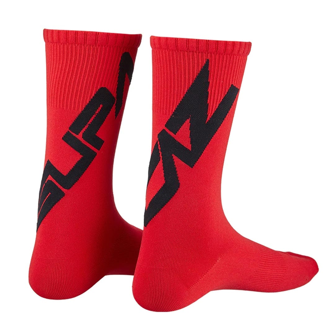 Supacaz SupaSox Twisted Black/Red / Small Apparel - Clothing - Socks