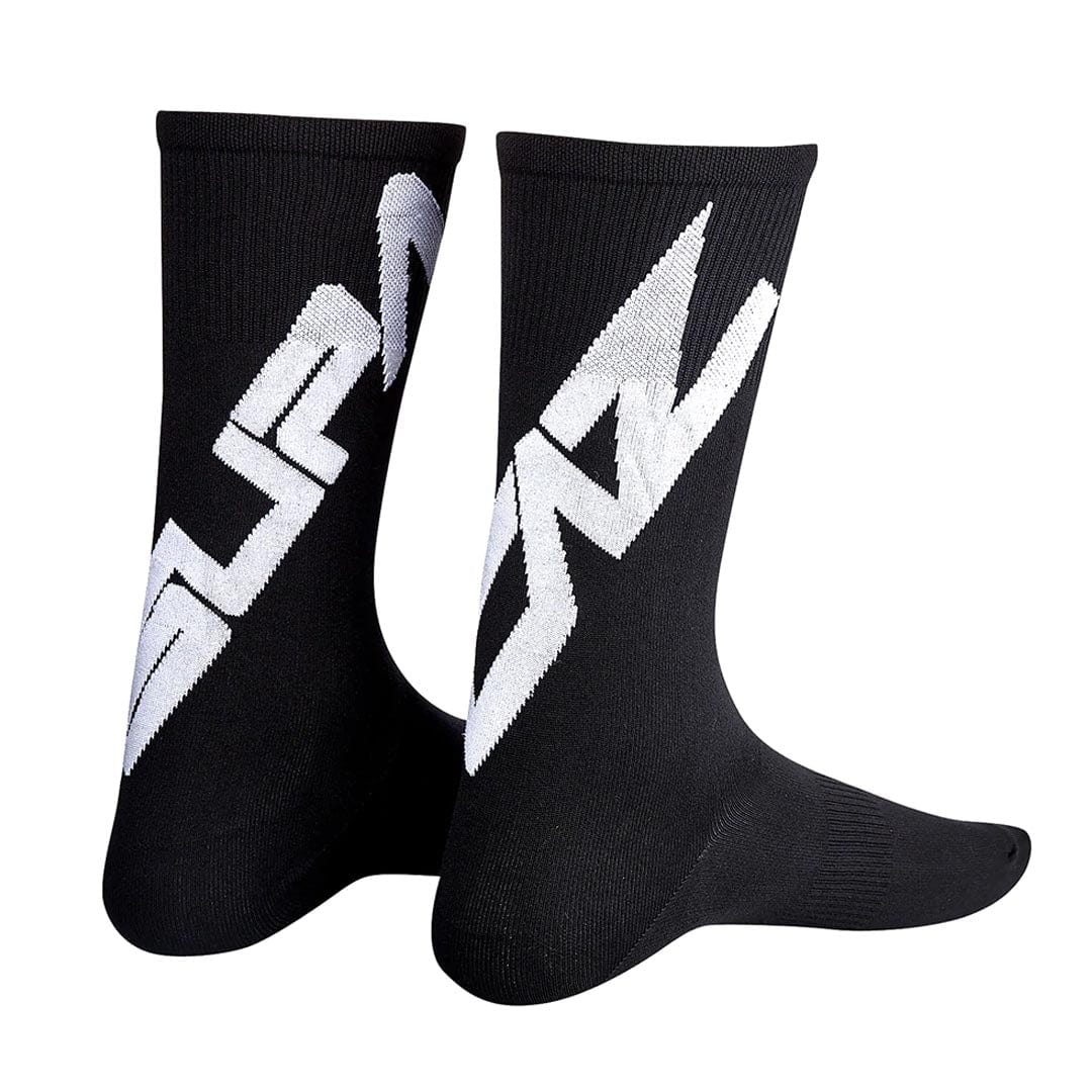 Supacaz SupaSox Twisted Black/White / Small Apparel - Clothing - Socks