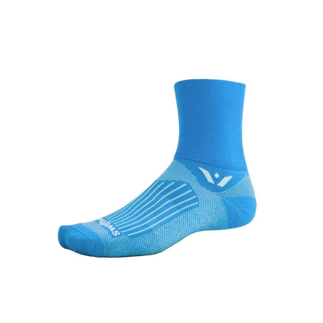 Swiftwick ASPIRE Four Lagoon Blue / Small Apparel - Clothing - Socks